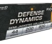 Fiocchi Defense Dynamics  44 Special 200 Grain Semi-Jacketed Hollow Point - 50 Rounds  Box  44SA FREE SHIPPING OVER  199