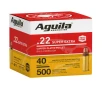 AGUILA AMMO 22LR 40gr Super Extra Coper-Plated Ammunition   500 Rounds