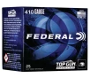 FEDERAL AMMO Top Gun 410 Gauge 2-1 2  1 2oz  8 Shotgun Ammunition   25 Rounds