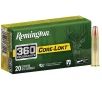 REMINGTON Core-Lokt 360 Buckhammer 200gr Soft Point Ammunition   20 Rounds