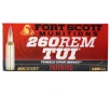 FORT SCOTT MUNITIONS 260 REM 130gr TUI Ammunition   20 Rounds