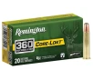REMINGTON Core-Lokt 360 Buckhammer 180gr Soft Point Ammunition   20 Rounds