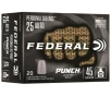 Federal Personal Defense Punch 25 ACP Ammo 45 Grain Solid Flat Nose Box of 20