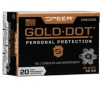 Speer Gold Dot 25 ACP Ammo 35 Grain Bonded Jacketed Hollow Point Box of 20