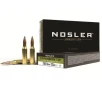 Nosler E-Tip 260 Remington Ammo 120 Grain Nosler Expansion Tip  E-Tip  Polymer Tip Lead Free Box of 20