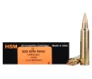 HSM Trophy Gold 300 Winchester Magnum Ammo 168 Grain Berger Hunting VLD  Very Low Drag  Jacketed Hollow Point Box of 20