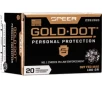 Speer Gold Dot 327 Federal Magnum Ammo 100 Grain Bonded Jacketed Hollow Point Box of 20