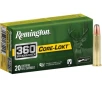 Remington Core-Lokt 360 Buckhammer Ammo 200 Grain Jacketed Soft Point Box of 20