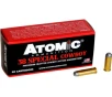 Atomic Ammunition Cowboy Action 38 Special Ammo 125 Grain Flat Nose Box of 50