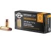 PPU Defense 40 S W Ammo 180 Grain Jacketed Hollow Point Box of 50