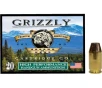 Grizzly Cartridge High Performance Handgun 45 ACP  P Ammo 230 Grain Jacketed Hollow Point Box of 20