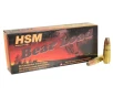 HSM Bear 458 Socom Ammo 350 Grain Jacketed Flat Nose Box of 20