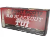 Fort Scott Munitions Subsonic TUI 8 6 Blackout Ammo 285 Grain Solid Lead Free Box of 20
