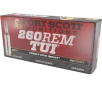 Fort Scott Munitions TUI 260 Remington Ammo 123 Grain Solid Lead Free Box of 20