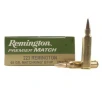 Remington Premier Match 223 Remington Ammo 69 Grain Sierra MatchKing Jacketed Hollow Point Box of 20