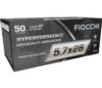 Fiocchi Hyperformance Defense Handgun Ammunition 5 7x28mm 40gr PT 1750 fps 50 ct