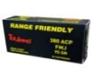 Tula Ammo Zinc Coated Steel Case Handgun Ammunition  380 ACP 95gr Brass Jacketed FMJ 50 ct