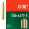 Sellier   Bellot Pistol   Revolver Ammo  45 Long Colt 250 gr LFN 50 Box