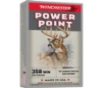 Winchester Power Point  Rifle Ammunition  358  WIN 200 gr   JSP 2490 fps 20 ct