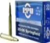 PPU Rifle Ammunition  30-06 Sprg 180 gr SP 2910 fps 20 ct