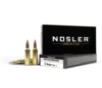 Nosler Match Grade Rifle Ammunition  22 Nosler 70 gr RDF 3000 fps 20 ct