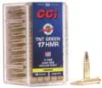 CCI TNT Green Rimfire Ammunition  17 HMR 16 gr HP 2500 fps 50 ct