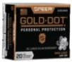 Speer Gold Dot Handgun Ammunition 9mm Luger 124 gr HP 1150 fps 20 ct