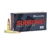 Hornady Subsonic Varmint 7 62x39mm 255gr Sub-X - 20 Rounds 80787