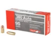 Aguila 380acp 95gr Fmj 50 1000 - FAST FLAT RATE SHIPPING 