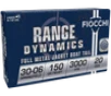 Fiocchi Range Dynamics  Fio 3006a 3006 150 Fmjbt 20 10 - FAST FLAT RATE SHIPPING 