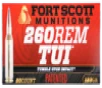 Fort Scott Munitions Tumble Upon Impact  tui   Fsm 260-123-scv2 260rem 123gr Tui 20 25 - FAST FLAT RATE SHIPPING 
