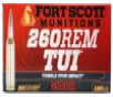 Fort Scott Munitions Tumble Upon Impact  tui   Fsm 260-130-scv2 260rem 130gr Tui 20 25 - FAST FLAT RATE SHIPPING 