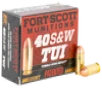 Fort Scott Munitions Tumble Upon Impact  tui   Fsm 400-125-scv 40s w 125gr Tui 20 25 - FAST FLAT RATE SHIPPING 