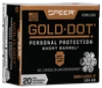 Speer Ammo Gold Dot  Speer 23611gd Gold Dot 9mm p 124 Hp Sb 20 10 - FAST FLAT RATE SHIPPING 