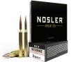 Nosler Match Grade  338 Lapua Magnum 300 Grain Custom Competition Brass Cased Centerfire Rifle Ammo 20 Rounds 43136