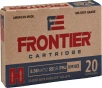 Hornady Frontier 5 56x45mm NATO 55 grain Full Metal Jacket Brass Cased Centerfire Rifle Ammo 20 Rounds FR200