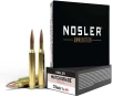Nosler Match Grade  22 Nosler 77 Grain Custom Competition Brass Cased Centerfire Rifle Ammo 20 Rounds 60016