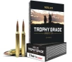 Nosler Trophy Grade  22 Nosler 70 Grain Jacketed Soft Point Brass Cased Centerfire Rifle Ammo 20 Rounds 60918