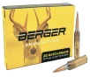 Berger Elite Hunter  6mm Creedmoor 108 Grain Open Tip Grain Brass Rifle Ammo 20 Rounds 20040