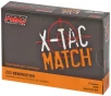 PMC Ammunition X-Tac Match  223 Remington 77 Grain Open Tip Match Brass Cased Rifle Ammo 20 Rounds 223XM