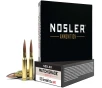 Nosler Match Grade 6 5mm Grendel 123 Grain Hollow Point Boat Tail Brass Cased Centerfire Rifle Ammo 20 Rounds 44501