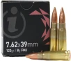 Igman 7 62x39mm 123 Grain Full Metal Jacket Brass Cased Rifle Ammo 15 Rounds IG76239