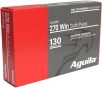 Aguila Ammunition 270 WIN 130 Grain Soft Point Brass Cased Rifle Ammo 20 Rounds 8053AG