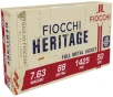Fiocchi Heritage 7 63 Mauser 88 Grain FMJ Brass Pistol Ammo 50 Rounds 763A