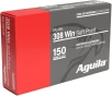 Aguila Ammunition 308 WIN 150 Grain Soft Point Brass Cased Rifle Ammo 20 Rounds 8090AG