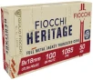 Fiocchi Heritage 9x18 Ultra 100 Grain FMJ Brass Cased Pistol Ammo 50 Rounds 9X18