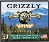 Grizzly Cartridge 458 Socom 300 Grain Jacketed Hollow Point Pistol Ammo 20 Rounds GC458S1