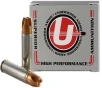 Underwood Ammo  500 S W Magnum 420 Grain Solid Monolithic Nickel Plated Brass Cased Pistol Ammo 20 Rounds 347