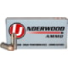 Underwood Ammo 9mm Luger  P 124 Grain Full Metal Jacket Nickel Plated Brass Cased Pistol Ammo 50 Rounds 136