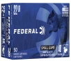 Federal Premium Small Game  22 Long Rifle 40 Grain Copper Plated Round Nose Rimfire Ammo 50 Rounds 710